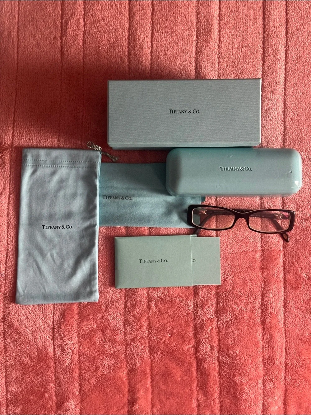 🩵 Authentic Tiffany & Co TF2016 8055 Eyeglasses Signature X Full Set 51-15-135 ✨